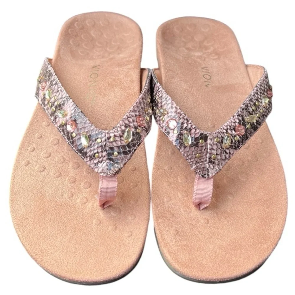 VIONIC LUCIA TOE POST SANDAL WOMEN'S size 11 - Picture 3 of 8